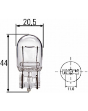 Żarówka 12V 21W-W21W-W3X16D HELLA ŻAR.12V21W-W21W-W3X16D-H