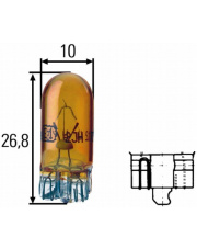 Żarówka 12V5W-WY5W-W2.1X9.5D HELLA ŻAR.12V5W-WY5W-W2.1X9.5D-H