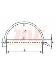 JAG98-0127 Zawleczka 8 mm JAG98-0127