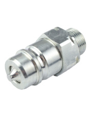 JAG95-0075 Szybkozłącze hydrauliczne grzybkowe-wtyczka wzmacniana z gwintem zewnętrznym, DN12,5, M20X1,5, 12H, ISO7241-A JAG95-0075