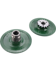 Zestaw kół wialni z zębatką JOHN DEERE Z10676+Z30028