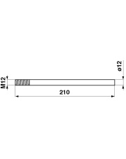 JAG02-0042 Palec bębna 210x12 676143.01