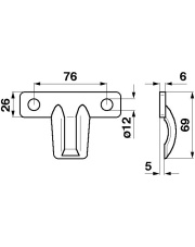 JAG01-0042 Docisk kosy Oryginał CLAAS 500053.03