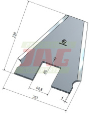 Nóż MWS Germany 30-0240-23-01-3.01