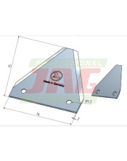 Nożyk kosy  A 10/2 uz MWS Germany 40-0075-03-01-0.01