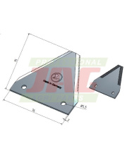 Nożyk kosy  B 10/2 z MWS Germany 40-0075-51-01-0.01