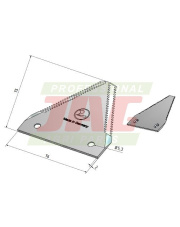 Nożyk kosy  C 10/2 uz MWS Germany 40-0075-53-01-0.01