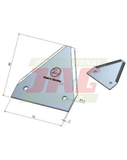 Nożyk kosy MWS Germany 40-0080-61-01-0.01