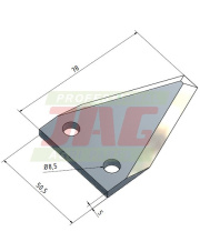 Nóż MWS Germany 50-0078-11-01-0.01