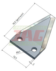 Nóż MWS Germany 50-0078-22-01-0.01