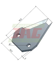 Nóż MWS Germany 50-0080-29-01-0.01