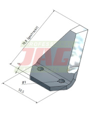 Nóż MWS Germany 50-0080-32-01-0.01