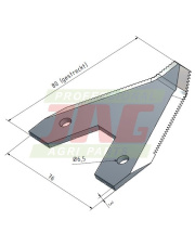 Nóż MWS Germany 50-0080-66-01-0.01