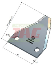 Nóż MWS Germany 50-0088-54-01-0.01