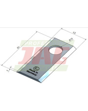 Nóż gładki MWS Germany 60-0090-05-01-7.01