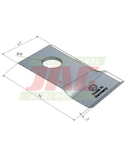 Nóż prawy MWS Germany 60-0090-34-01-7.01