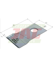 Nóż lewy MWS Germany 60-0094-35-01-7.01