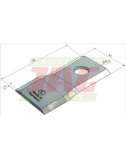 Nóż lewy MWS Germany 60-0098-34-01-7.01