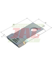 Nóż lewy MWS Germany 60-0100-33-01-7.01