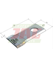 Nóż lewy MWS Germany 60-0101-38-01-7.01