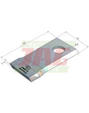 Nóż lewy MWS Germany 60-0102-41-01-7.01