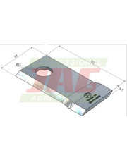 Nóż prawy MWS Germany 60-0102-42-01-7.01