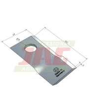 Nóż prawy MWS Germany 60-0105-32-01-7.01