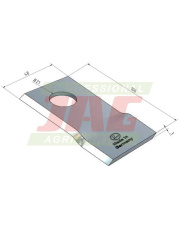 Nóż prawy MWS Germany 60-0106-36-01-7.01