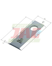 Nóż gładki      MWS Germany 60-0107-02-01-7.01