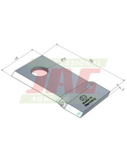 Nóż prawy MWS Germany 60-0110-34-01-7.01