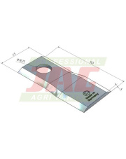 55903310 Nożyk kosiarki rotacyjnej prawy MWS Germany 55903310.04