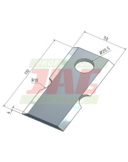 Nóż gładki MWS Germany 60-0112-41-01-7.01
