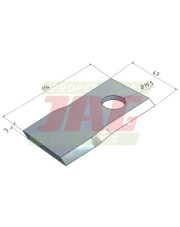 Nóż lewy MWS Germany 60-0114-33-01-7.01