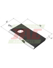 Nóż prawy MWS Germany 60-0114-34-01-7.01