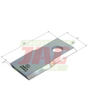 JAG82-0329 Nóż kosiarki rotacyjnej lewy MWS Germany 952043.01