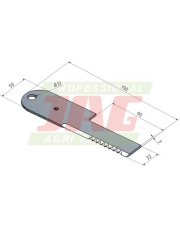 Nóż sieczkarni MWS Germany 60-0190-91-01-0.01