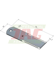 Nóż sieczkarni MWS Germany 60-0200-51-01-0.01