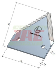 Nożyk kosy MWS Germany 80-4-0379-G.01