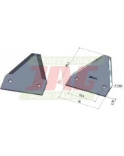 Nożyk kosy MWS Germany 80-4-0558.01