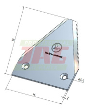 Nożyk kosy MWS Germany 80-4-0765.01