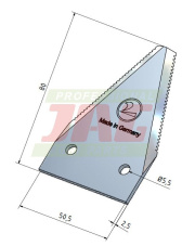 Nożyk kosy MWS Germany 80-4-0767.01