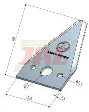 Nożyk kosy MWS Germany 80-4-0782.01
