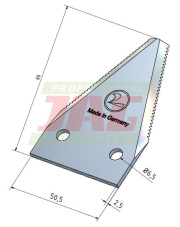 Nożyk kosy MWS Germany 80-4-0786.01