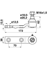 JAG01-0012 Główka kosy Oryginał CLAAS 670120.04