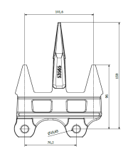 JAG22-0116 Bagnet potrójny do soji RADURA H213508.01