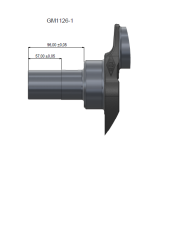 ZZ90213 Wał korbowy na simmering (3/12 otworów) - FORGED 1-155.01