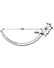 JAG51-0004 Iglica Oryginał CLAAS 809410.01
