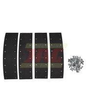 02305250 Zestaw okładzin hamulcowych do Deutza (4szt+nity) 404-9.01