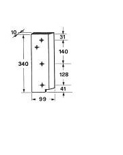 JAG50-0008 Nóż ruchomy tłoka Oryginał CLAAS 812553.04