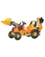 Zabawka traktor CAT z przednim i tylnym ładowaczem 1993-813001